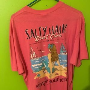 Simply Southern Salty Hair Don’t Care T-Shirt